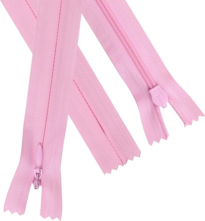 YAKA 20pcs Pink Nylon Invisible Zippers Tailor Sewing Tools Garment Accessories - Image 4