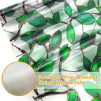 Countewol Greenery Leaf Static Cling Window Film Frosted Stained Glass Privacy - Image 3