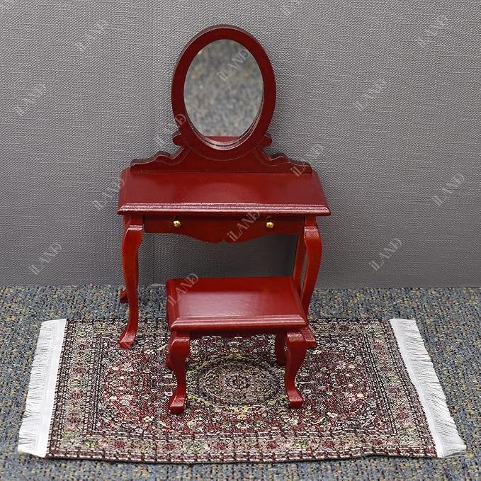 iLAND Miniature Dollhouse Accessories Victorian of Carpet - Image 4