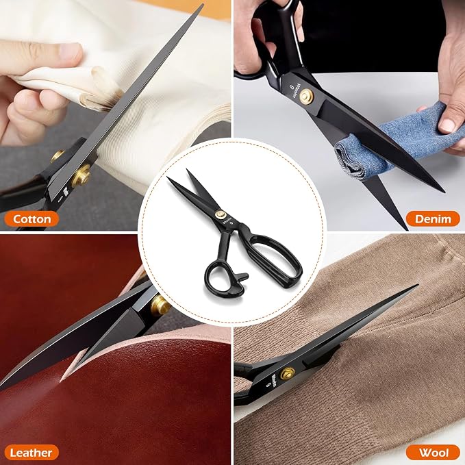 Fabric Scissors Professional, Tailor Sharp Sewing Shears - Image 5