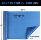 Blue Glitter HTV Heat Transfer Vinyl Roll 12inch x 20 ft - Image 2