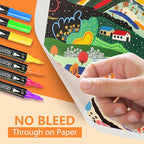 100-Pack Acrylic Paint Pens, Dual Tip - Image 3