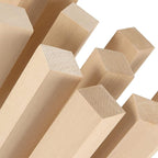 JAPCHET 20 PCS 6 x 1 x 1 Inch Basswood Carving Blocks, Natural Whittling Blocks - Image 3