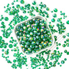 1200Pcs 4mm Crystal Glass Beads - Image 3