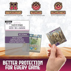 Sleeve Kings Standard Card Sleeves – 110 Count, Large Square Size, Compatible - Image 5