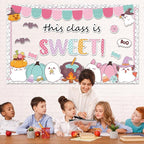 ojustbeok Halloween Bulletin Board Halloween Ghost Classroom Decorations Set - Image 7