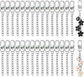 NCIWAN 30 PCS Keychain Making Kit Swivel Snap Hook Lobster Claw Clasps and by Unknown