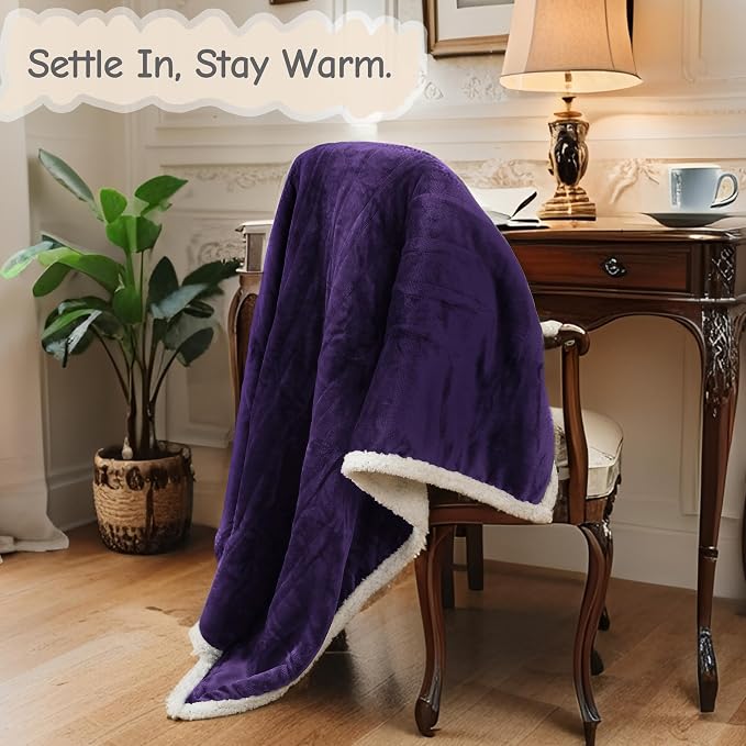 Electric Heated Blanket Queen Size 84"x90", Soft Flannel - Image 9