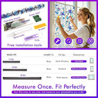 SOMWISE Frosted Glass Window Film, Heat Insulation, UV Block, Anti-Glare - Image 8