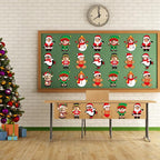 48 Set Christmas Santa Elf Reindeer Snowman Nutcracker Gingerbread Man Penguin - Image 5