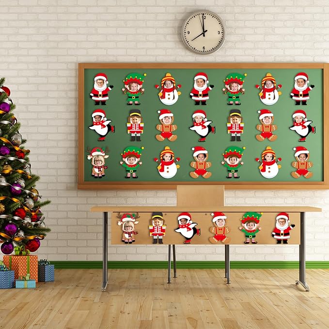 48 Set Christmas Santa Elf Reindeer Snowman Nutcracker Gingerbread Man Penguin - Image 5