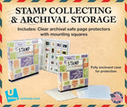 UniKeep Stamp Collection Album Binder Kit - Image 4