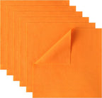 HaoFeiJH 6 Pcs Soft Orange Felt Fabric Sheets by HaoFeiJH