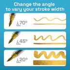 ARTISTRO 5 Gold Paint Pen for Rock, Painting - Image 4