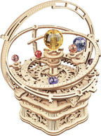 ROKR 3D Wooden Puzzles for Adults Mechanical Music Box-Starry Night, DIY - Image 9