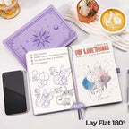 EMSHOI Dotted Journal Notebook, 320 Pages, A5 Size | Leather Hardcover - Image 6