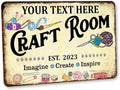 Personalized Craft Room Sign Custom Sign Art Room Décor by ChicoCreekSigns