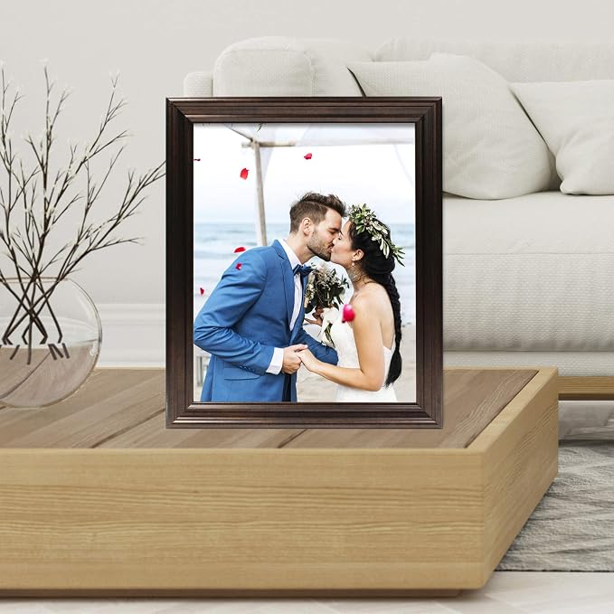 Lawrence Frames 535580 Bronze 8x10 Classic Detailed Oil Rubbed Picture Frame - Image 2