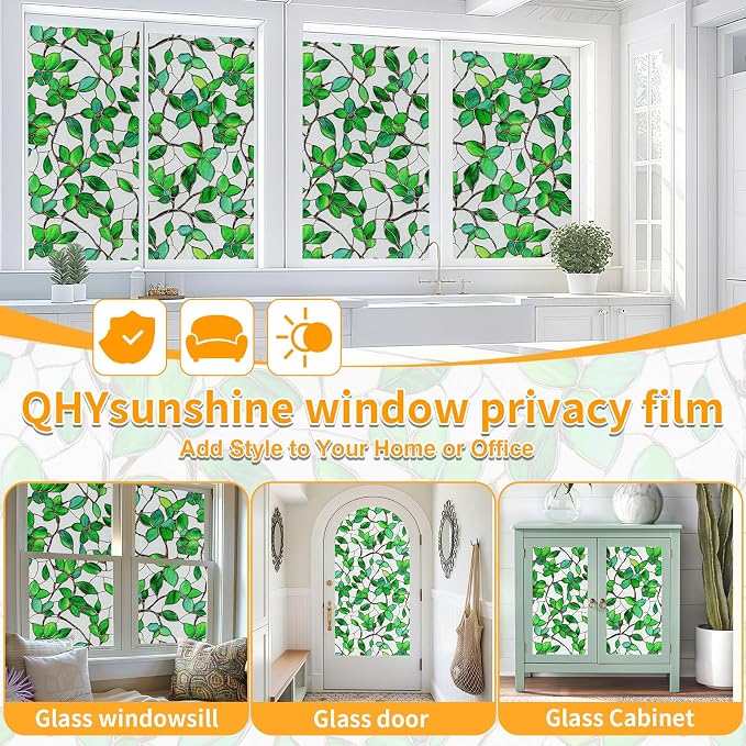 Window Privacy Film Stained Glass Window Film Frosted Window Film Window clings - Image 6