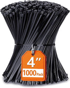Small Zip Ties, Zip Ties 4 inch by ANOSON
