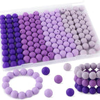 160Pcs Silicone Beads 12mm Mix Color, Bulk Silicone Beads 12mm by Kovict