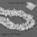 456 PCs Natural Chip Stone Beads, 5-8mm Irregular Multicolor Gemstones Loose - Image 4