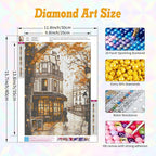 Landscape Diamond Art Kits for Adults Beginners 12x16 in, DIY Craft Gift | - Image 3