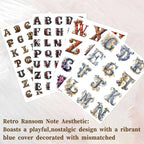 Alphabet & Number Stickers, 50 Sheets Vinyl Letters - Image 8