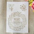 TIAMECH A4 Reusable Merry Christmas Stencil - Image 2