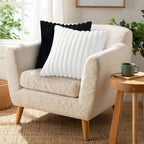 Pallene Faux Fur Plush Lumbar Throw Pillow Covers 12x20 Set of 2, Luxury Soft - Image 4