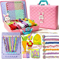 Weaving Loom for Kids & Friendship Bracelet Making Kit for Girls, Birthday by KuflooQ