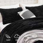 Smoofy Fluffy Queen Comforter Set 3 Pieces - Image 2