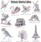 BEARUN 3D Coloring Puzzle Set, Arts and Crafts - Image 5