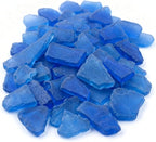 Jetec 11 oz Sea Glass for Crafts Pieces Decor Flat Frosted Sea Glass Vase by Jetec