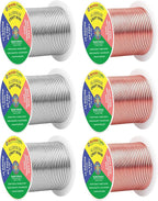 Mandala Crafts 14 GA Copper Silver Tone Combo Anodized Aluminum Craft Wire | by MandalaCrafts