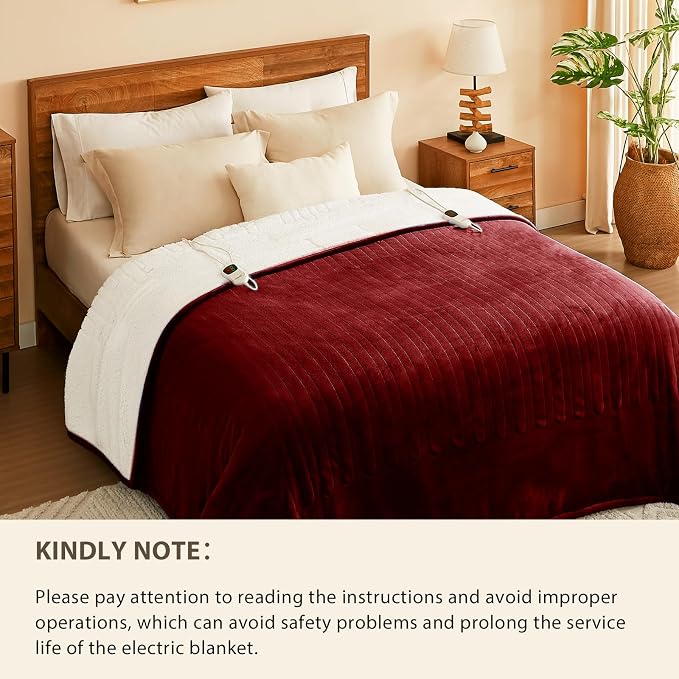 Homemate Electric Heated Blanket Twin - Image 8