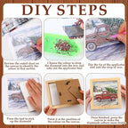 Trandraft 26 Pcs Fall Vintage Interchangeable Holiday Diamond Art Kits - Image 3
