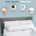 SleepCloud Weighted Body Pillow 8lbs - Image 7