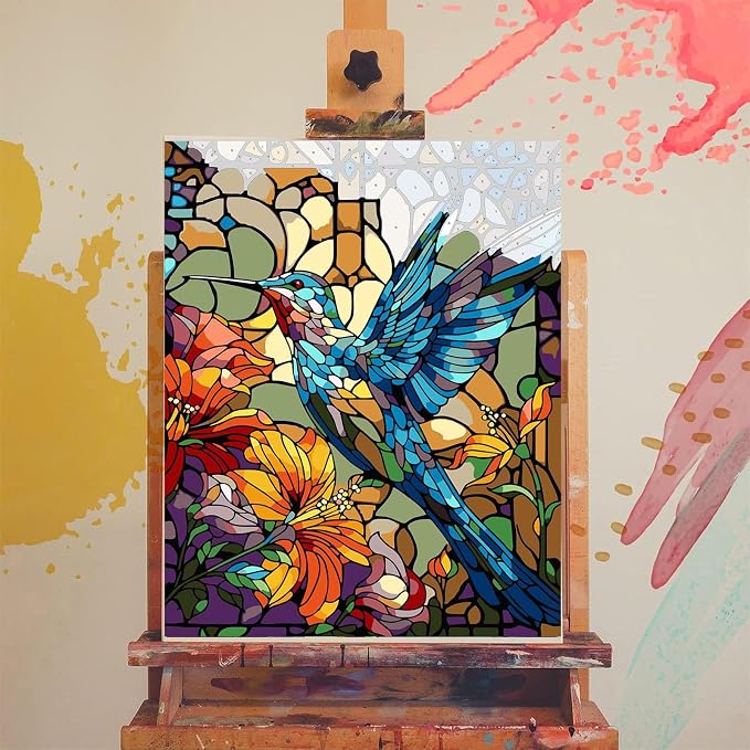 xackcme Hummingbird Paint by Numbers - Image 3