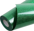 TORC Green Glitter HTV Heat Transfer Vinyl Roll 12 inch x 20 ft Iron on Vinyl by TORC