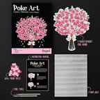 Unwynd Poke Art Cherry Blossom Flower Bouquet | Mess-Free Arts and Crafts - Image 5