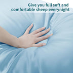 4-Pack Bamboo Viscose Zippered Pillow Cases Standard Size, 400 Thread Count - Image 4