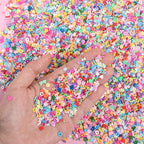 DIYASY 180g Fake Sprinkles, 6.35 oz Mini Faux Sprinkle Polymer Clay Slices - Image 3