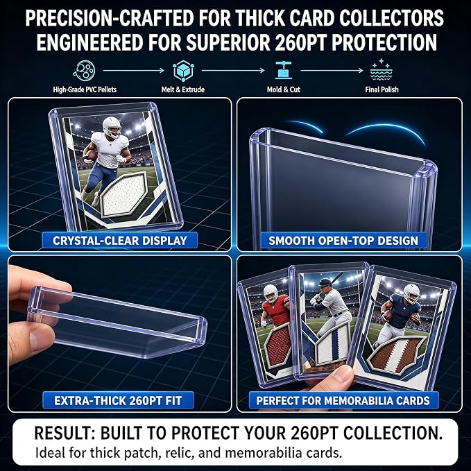 DEDC 20 Top Loader Thick Card Load Holder Storage - Image 3