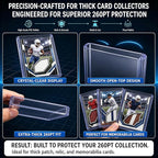 DEDC 50 Top Loader Thick Card Load Holder Storage - Image 3