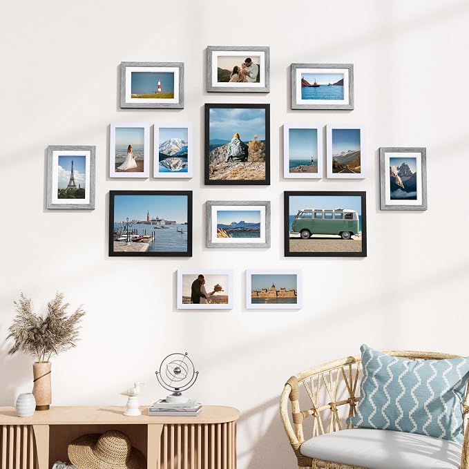 Vittanly 15 Pack Picture Frames Collage Wall Decor, Gallery Frame Set - Image 8