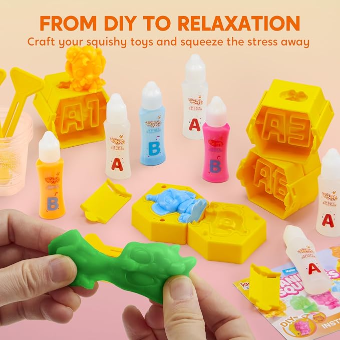 JOVA Klever Kits Squishy Toys, DIY Squishy Animal Making Kit, Mystery Box - Image 5