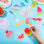 30 Sets Sand Art Kit Craft 30 Dessert Ice Cream Sand Art Pictures - Image 2