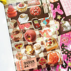 PRSTINCOL Sweetheart Vintage Style Sticker Book, 30 Pages of Aesthetic Stickers - Image 5