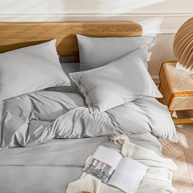 JELLYMONI Cotton Duvet Cover Cal King Size - Image 2